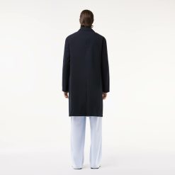 Manteaux & Vestes | LACOSTE Trench Leger Deperlant En Twill De Coton