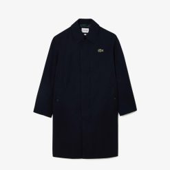 Manteaux & Vestes | LACOSTE Trench Leger Deperlant En Twill De Coton