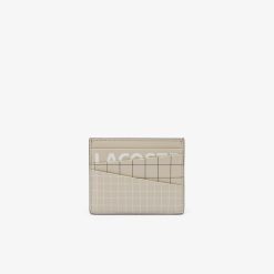 Portefeuilles & Petite Maroquinerie | LACOSTE Porte-Cartes Fg Avec Marquage Contraste En Cuir