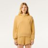 Sweatshirts | LACOSTE Sweatshirt Oversize A Capuche En Molleton Teinture Naturelle