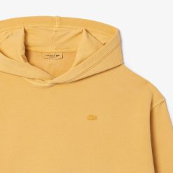 Sweatshirts | LACOSTE Sweatshirt Oversize A Capuche En Molleton Teinture Naturelle