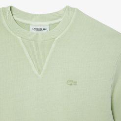 T-Shirts | LACOSTE T-Shirt En Molleton De Coton Teinture Naturelle