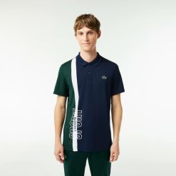 Vetements De Sport | LACOSTE Polo Tennis Regular Fit En Maille Recyclee