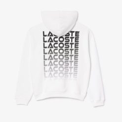 Sweatshirts | LACOSTE Sweatshirt A Capuche Loose Fit Avec Marquages