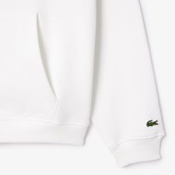 Sweatshirts | LACOSTE Sweatshirt A Capuche Loose Fit Avec Marquages