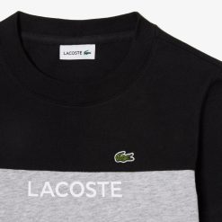 Vetements Fille | LACOSTE T-Shirt Enfant Color-Block Lacoste En Jersey De Coton Biologique