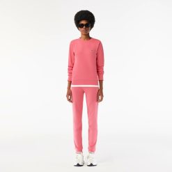 Survetements | LACOSTE Sweatshirt Jogger Femme Lacoste En Molleton