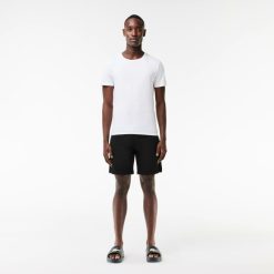 Sous-Vetements & Vetements D'Interieur | LACOSTE Lot De 3 T-Shirts D'Interieurs A Col Rond En Coton Uni