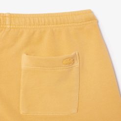 Pantalons & Shorts | LACOSTE Shorty En Molleton De Coton Teinture Naturelle