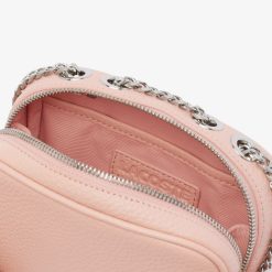 Sacs A Bandouliere | LACOSTE Sac Carre Origin Croc Bandouliere Femme Lacoste En Cuir Graine