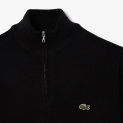 Pullovers | LACOSTE Pull Camionneur En Laine Unie