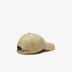 Chapeaux & Casquettes | LACOSTE Casquette Unie Ajustable Lacoste En Twill De Coton Biologique