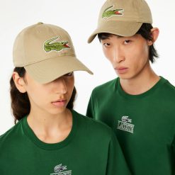 Chapeaux & Casquettes | LACOSTE Casquette Unie Ajustable Lacoste En Twill De Coton Biologique