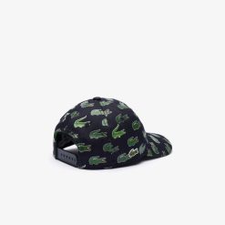 Accessoires | LACOSTE Casquette A Imprime Signature En Coton