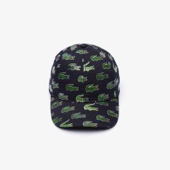 Accessoires | LACOSTE Casquette A Imprime Signature En Coton