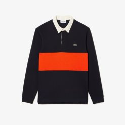 Polos | LACOSTE Polo Color-Block Inspiration Rugby En Coton