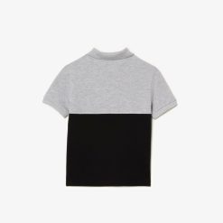 Vetements Garcon | LACOSTE Polo Enfant Lacoste Color-Block En Pique De Coton Biologique