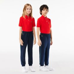 Vetements Fille | LACOSTE Pantalon De Survetement Avec Finitions Contrastees