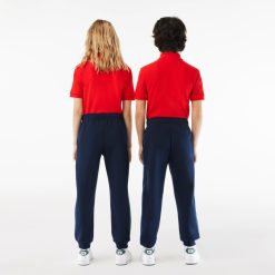 Vetements Fille | LACOSTE Pantalon De Survetement Avec Finitions Contrastees