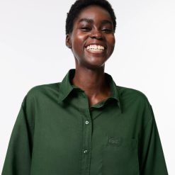 Chemises & Hauts | LACOSTE Chemise Fluide Oversize En Lyocell