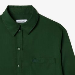 Chemises & Hauts | LACOSTE Chemise Fluide Oversize En Lyocell