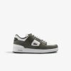 Sneakers | LACOSTE Sneakers Court Cage Homme En Cuir Avec Oeillets