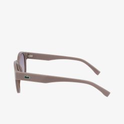 Lunettes De Soleil | LACOSTE Lunettes De Soleil L.12.12 Ovales En Resine Vegetale