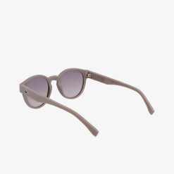 Lunettes De Soleil | LACOSTE Lunettes De Soleil L.12.12 Ovales En Resine Vegetale