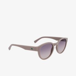 Lunettes De Soleil | LACOSTE Lunettes De Soleil L.12.12 Ovales En Resine Vegetale