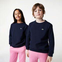 Vetements Fille | LACOSTE Sweatshirt Enfant Lacoste En Molleton De Coton Biologique