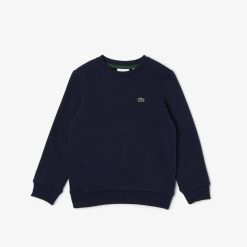 Vetements Fille | LACOSTE Sweatshirt Enfant Lacoste En Molleton De Coton Biologique