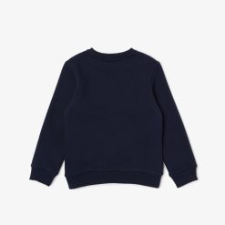 Vetements Fille | LACOSTE Sweatshirt Enfant Lacoste En Molleton De Coton Biologique