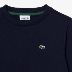 Vetements Fille | LACOSTE Sweatshirt Enfant Lacoste En Molleton De Coton Biologique