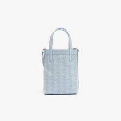 Sacs A Bandouliere | LACOSTE Mini Sac Cabas Zely Monogramme En Toile Enduite