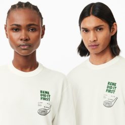 T-Shirts | LACOSTE T-Shirt En Petit Pique Avec Motif Brevet Au Dos