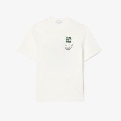 T-Shirts | LACOSTE T-Shirt En Petit Pique Avec Motif Brevet Au Dos