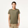 T-Shirts | LACOSTE T-Shirt Col Rond En Jersey De Coton Pima Uni