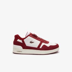 Sneakers | LACOSTE Sneakers T-Clip Homme En Cuir Avec Languette Siglee