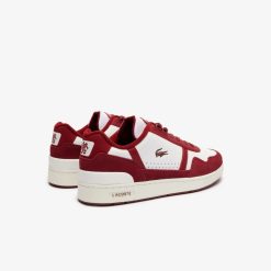 Sneakers | LACOSTE Sneakers T-Clip Homme En Cuir Avec Languette Siglee