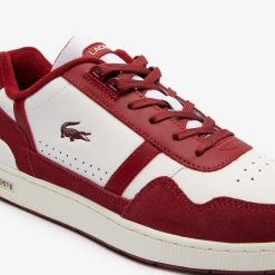 Sneakers | LACOSTE Sneakers T-Clip Homme En Cuir Avec Languette Siglee