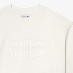 T-Shirts | LACOSTE T-Shirt Oversize En Coton Broderie Tennis