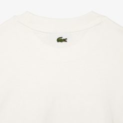 T-Shirts | LACOSTE T-Shirt Oversize En Coton Broderie Tennis