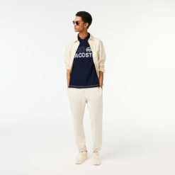 Polos | LACOSTE Polo Homme Lacoste Imprime En Coton Biologique