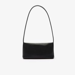 Sacs A Bandouliere | LACOSTE Petit Sac Hobo City Court En Cuir Graine