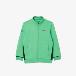 Vetements Fille | LACOSTE Sweatshirt Zippe Tennis Edition Mutua Madrid Open