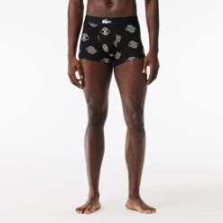 Sous-Vetements & Vetements D'Interieur | LACOSTE Lot De 3 Boxers Courts En Jersey De Coton Stretch