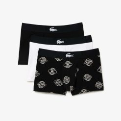 Sous-Vetements & Vetements D'Interieur | LACOSTE Lot De 3 Boxers Courts En Jersey De Coton Stretch