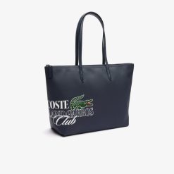 Sacs A Main & Cabas | LACOSTE Grand Sac Cabas Edition Roland Garros En Toile