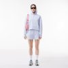 Sweatshirts | LACOSTE Sweatshirt A Capuche Jogger Femme Lacoste Avec Passe-Pouce