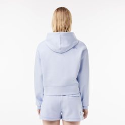 Sweatshirts | LACOSTE Sweatshirt A Capuche Jogger Femme Lacoste Avec Passe-Pouce